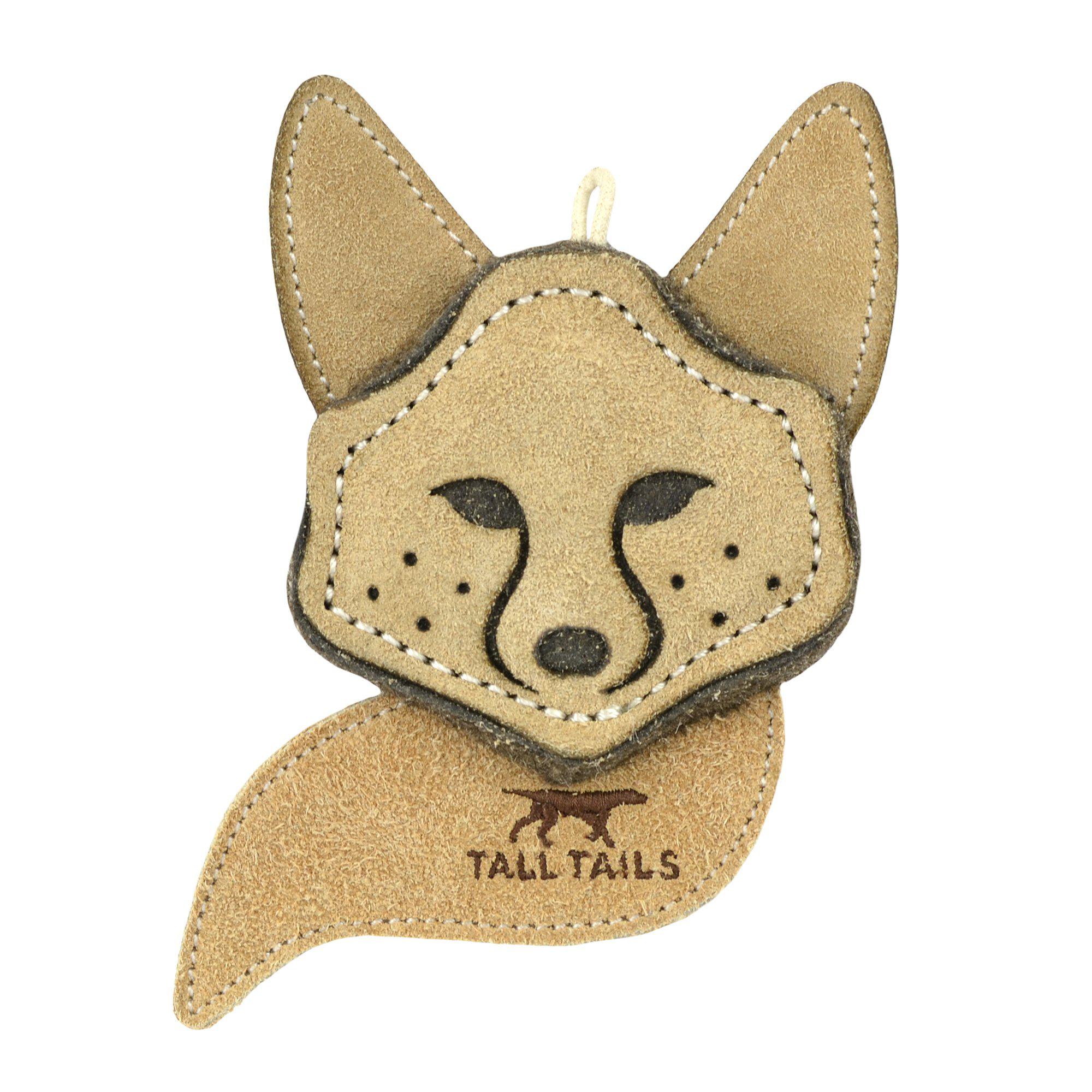 Leather and sale wool dog toy