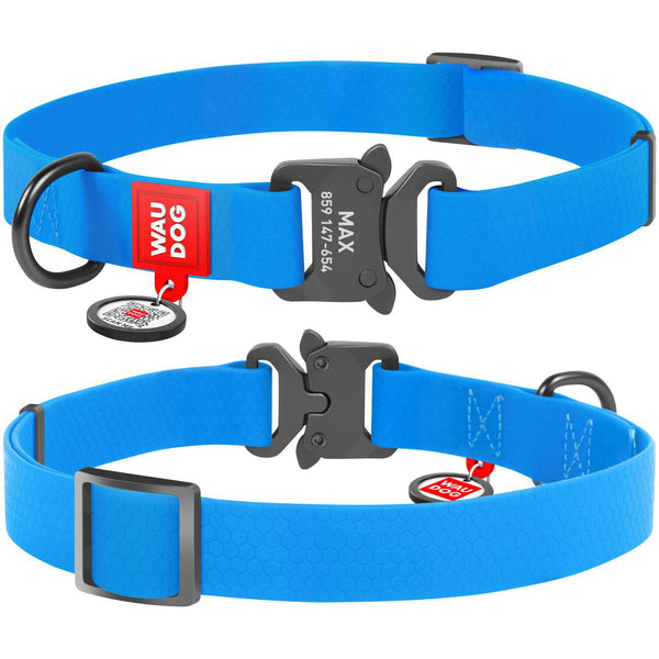 Waterproof Dog Collar - Blue