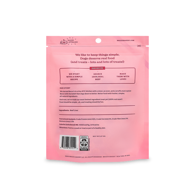 Beef Liver Freeze Dried Treats 3oz