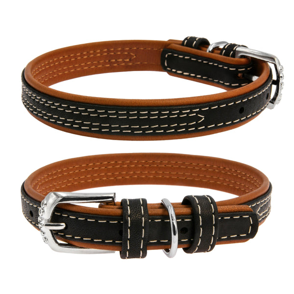 Leather Dog Collar - Black