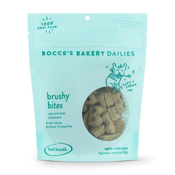 Bocce's Bakery Canada | Brushy Bites Soft & Chewy Dailies - Fresh Breath