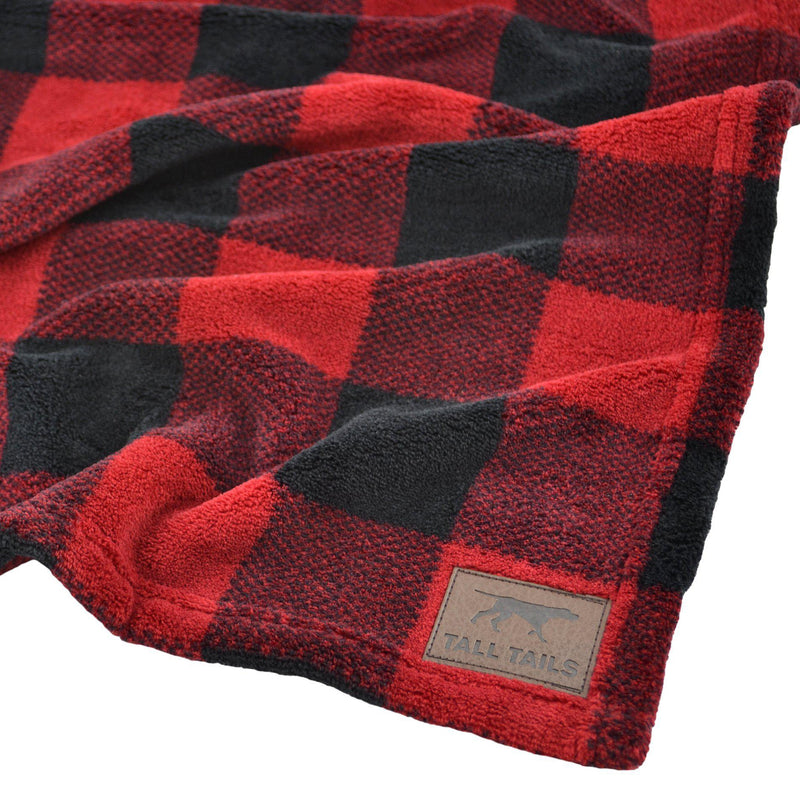Hunter's Plaid Blanket - Red & Black