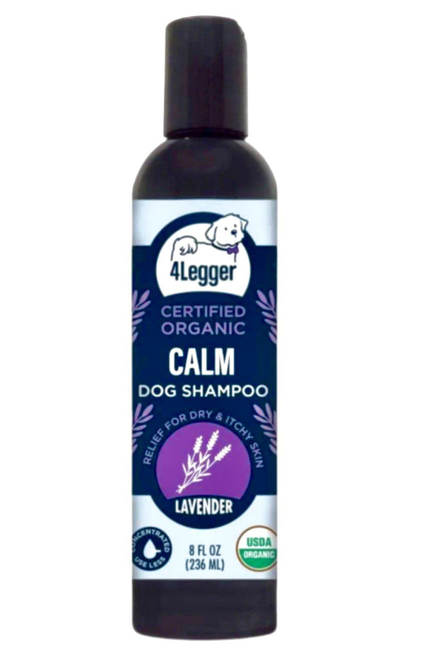 Calming Dog Shampoo with Calendula & St John's Wort (USDA Certified Organic)