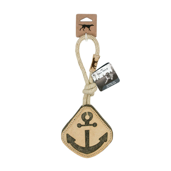 Natural Leather & Wool Anchor - 14"