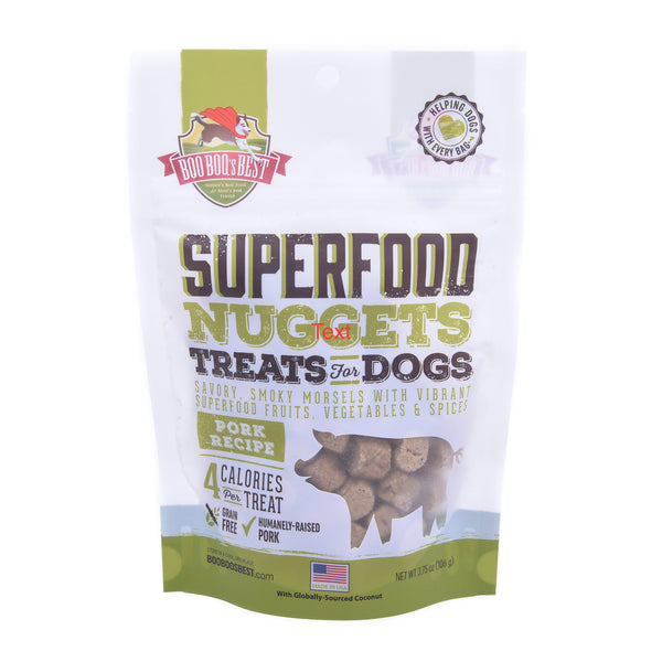 Dehydrated Pork Superfood Nugget Treats