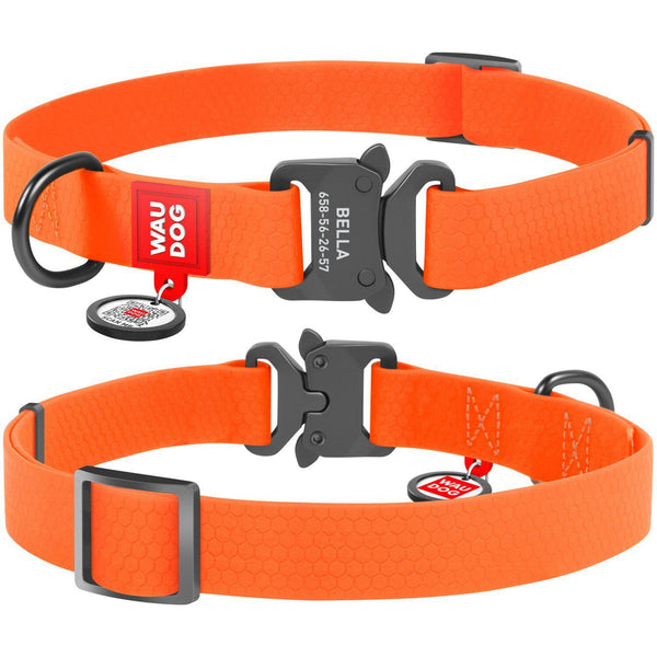 Waterproof Dog Collar - Orange