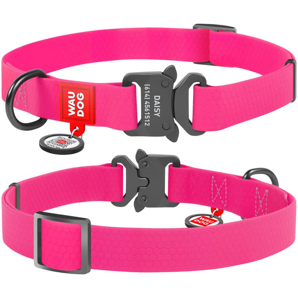 Waterproof Dog Collar - Pink